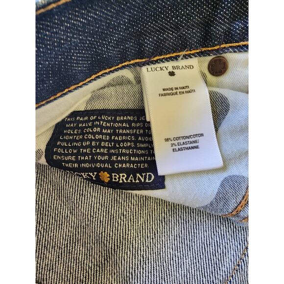 Lucky Brand 221 Original Straight Jeans Mens Blue 33/30 - Picture 4 of 7